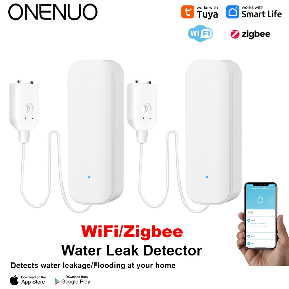 Home Security Devices - WiFi/Zigbee Water Sensor Tuya Leakage Alarm
