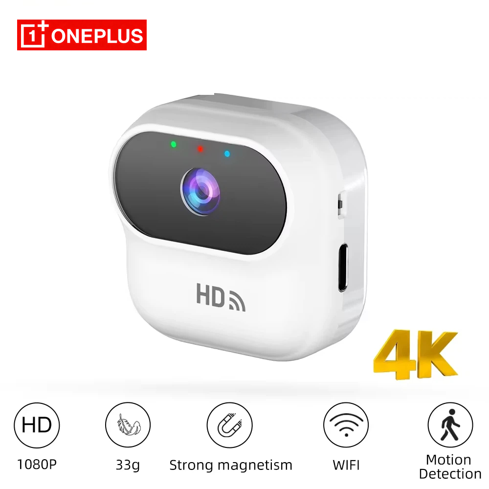 Home Security Lidar - Oneplus 4k HD Mini Camera WiFi
