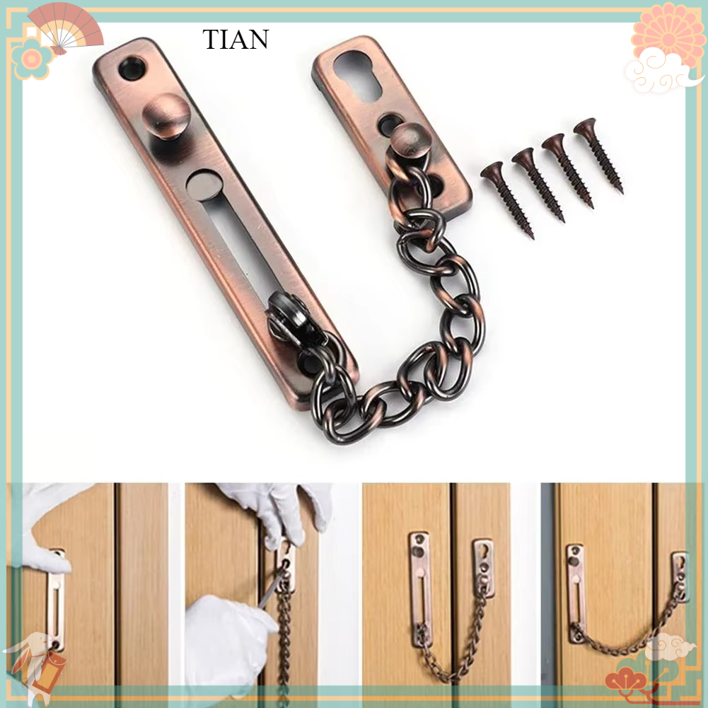 Door Chain Guard - Door Chain with Lock Door Lock