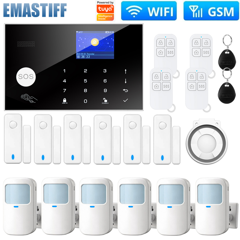 Home Security Zones - WIFI Alarm System for tuya Home