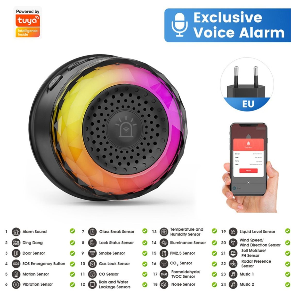 update. Tuya Wifi Smart Siren  - Home Security Uk recension och pris