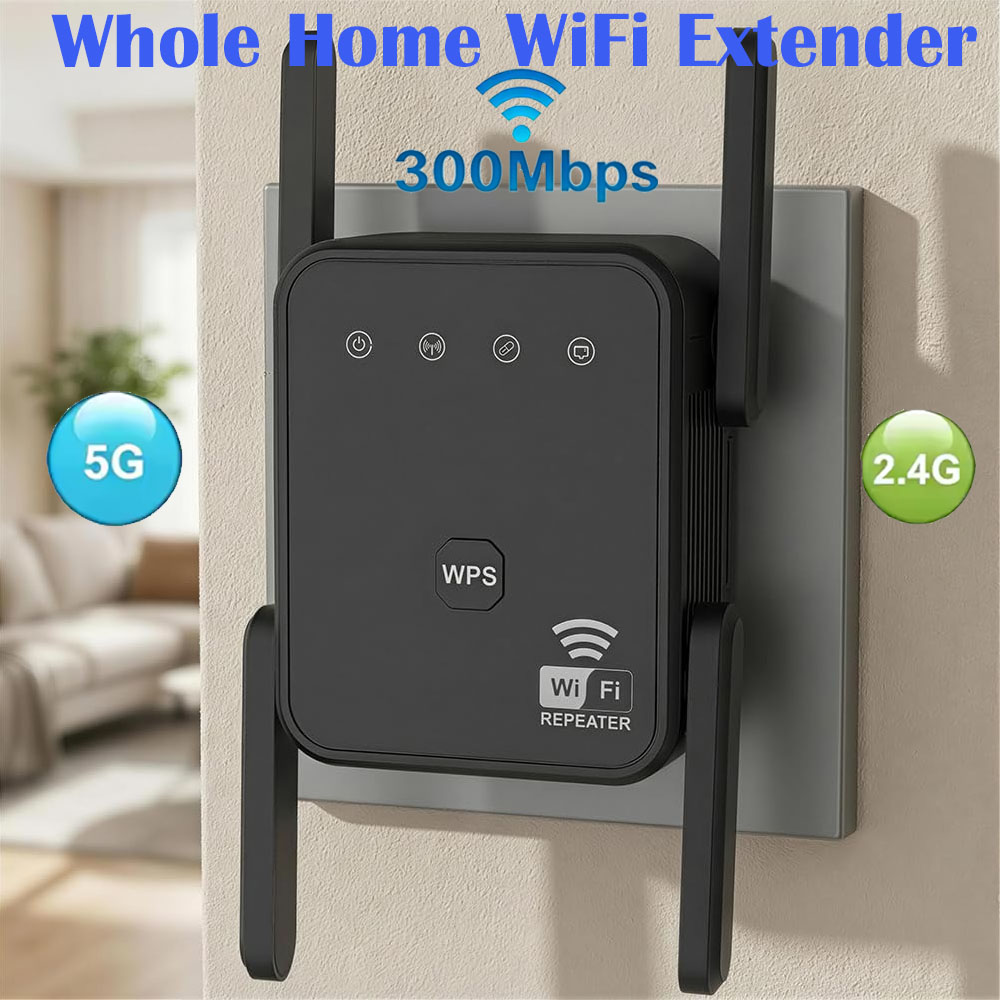 2026 New WiFi Repeater 300Mbps - Home Security Wireless recension och pris