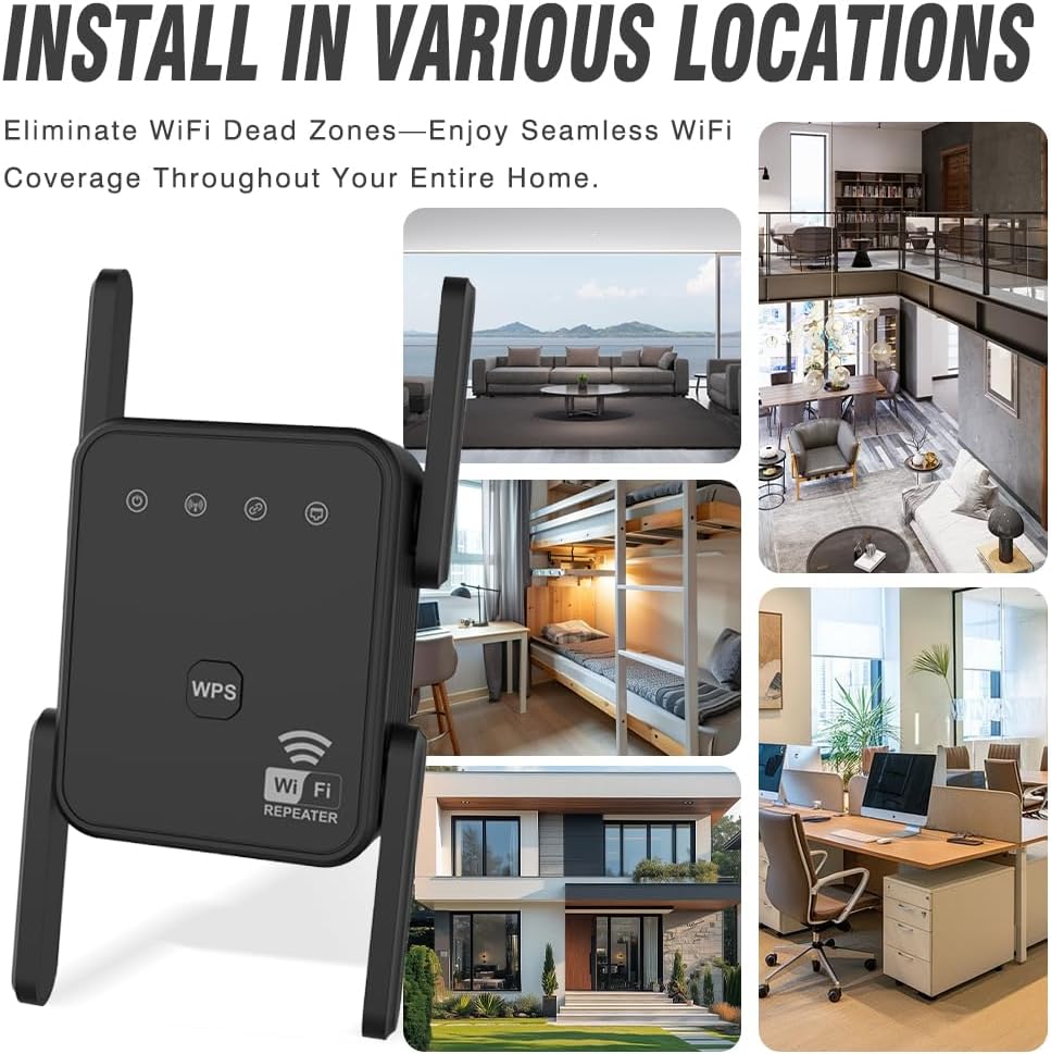 2026 New WiFi Repeater 300Mbps - Home Security Wireless recension och pris