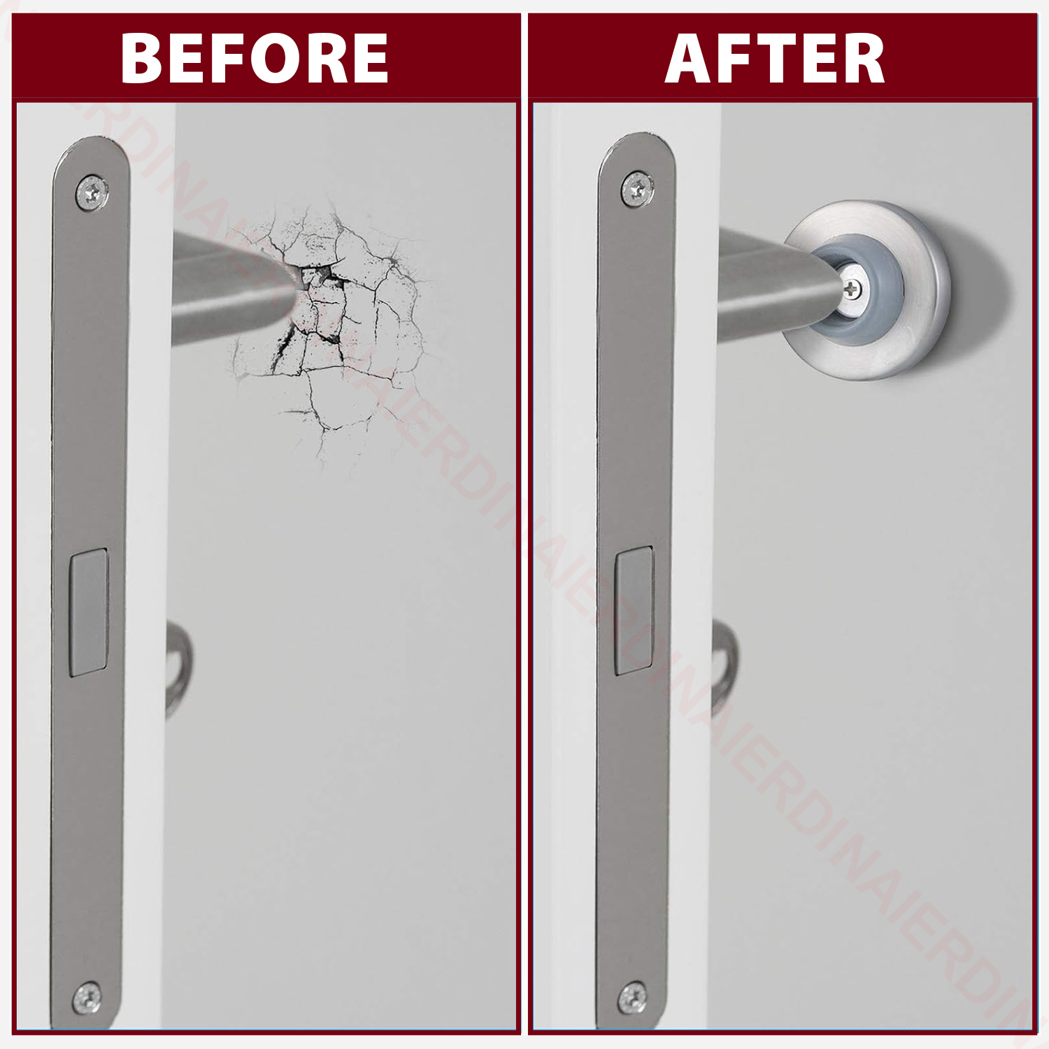 NAIERDI Rubber Door Stops Conc - Door Chain Guard recension och pris