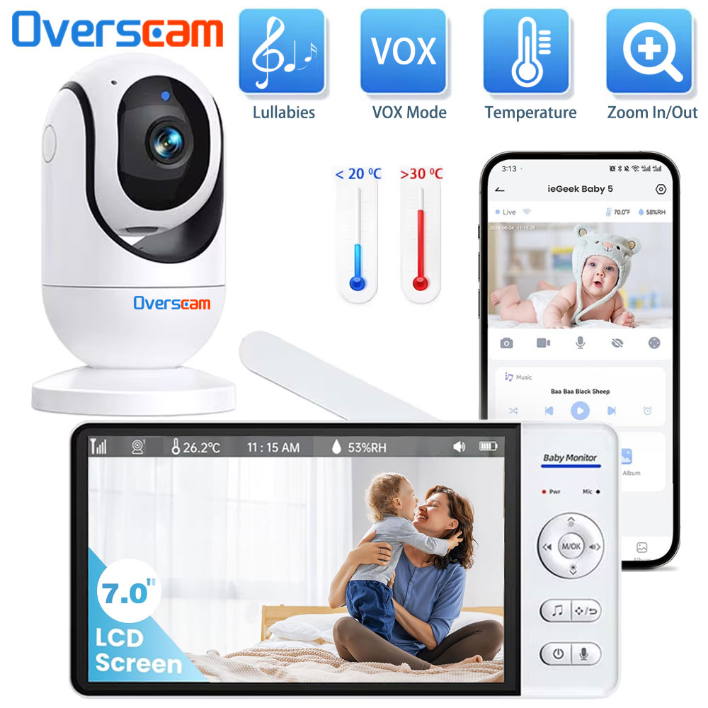 7.0 Inch Screen Baby Monitor 5 - Home Security Uk recension och pris