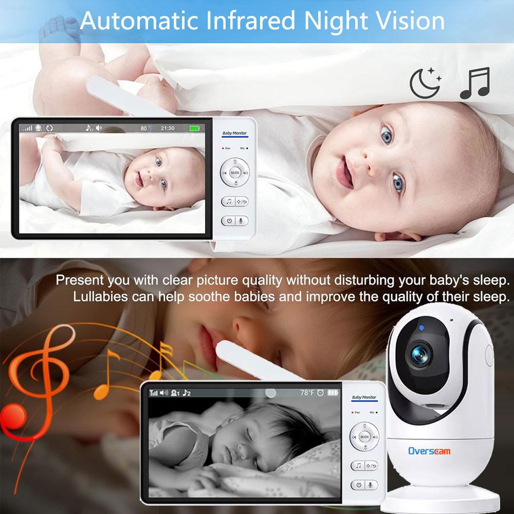 7.0 Inch Screen Baby Monitor 5 - Home Security Uk recension och pris