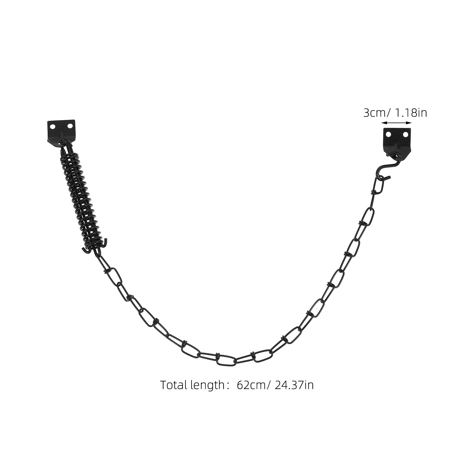 2Set Stainless Steel Windproof - Door Chain Guard recension och pris