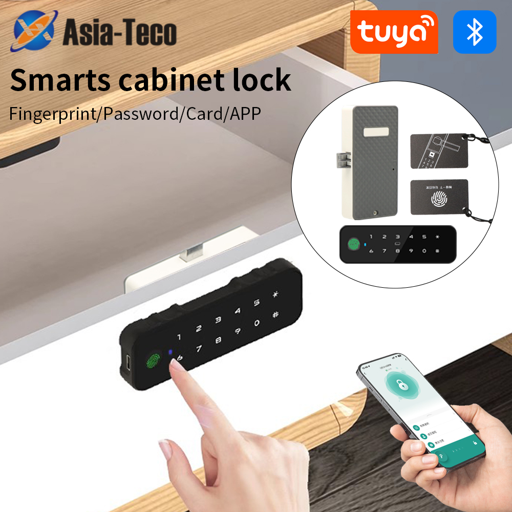 Tuya Bluetooth Smart Wood Cabi - Home Security Door Lock recension och pris