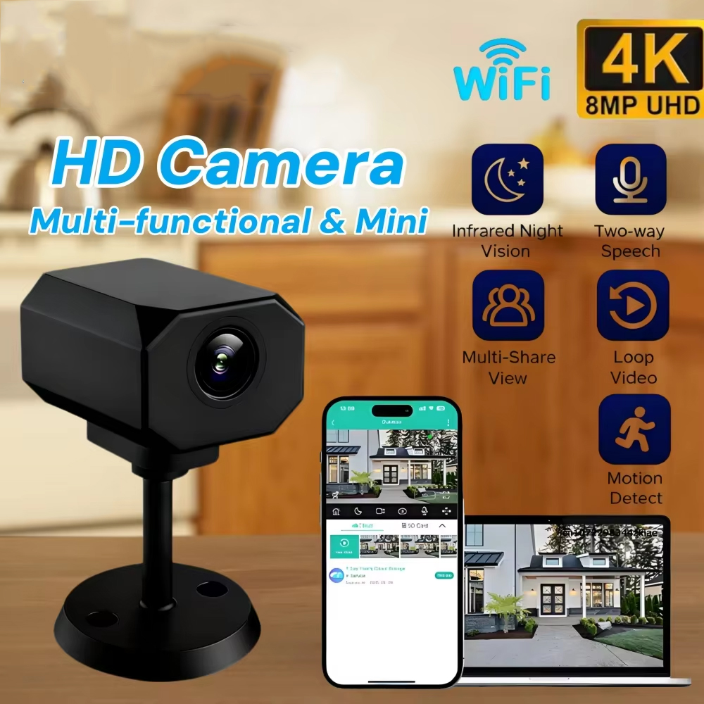 4K HD WiFi Security Camera for - Home Security Wireless recension och pris
