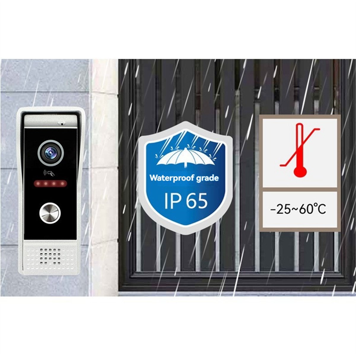 doyme TUYA Wifi Video Doorbell - Home Security Uk recension och pris