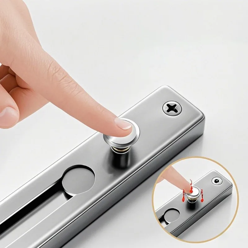 No Drill Stainless Steel Secur - Door Chain Guard recension och pris