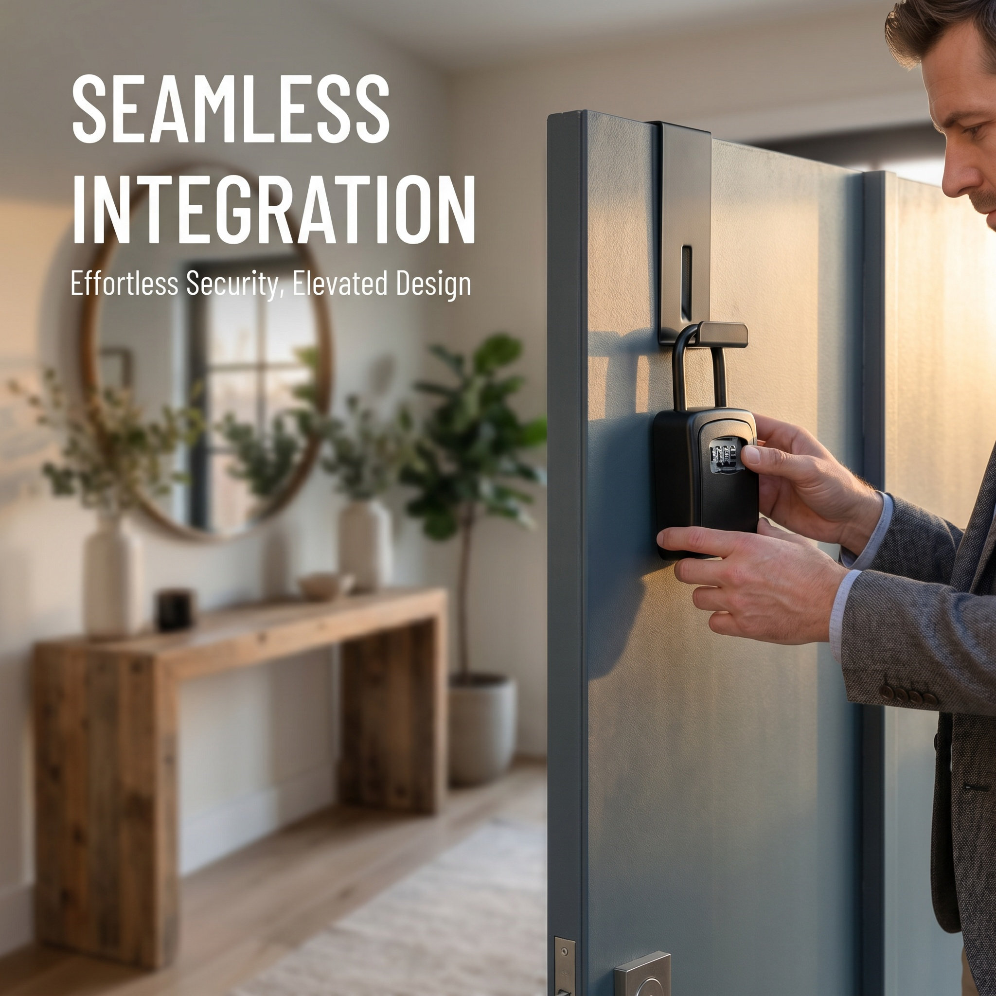 Lock Box Door Hanger Sturdy Ir - Home Security Key Box recension och pris
