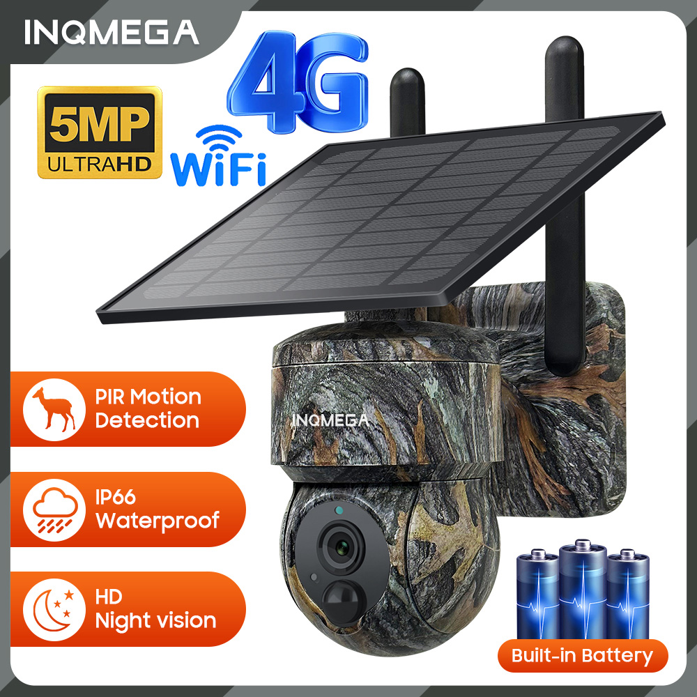 INQMEGA 5MP 4G / WIFI Solar Wi - Home Security Panel recension och pris