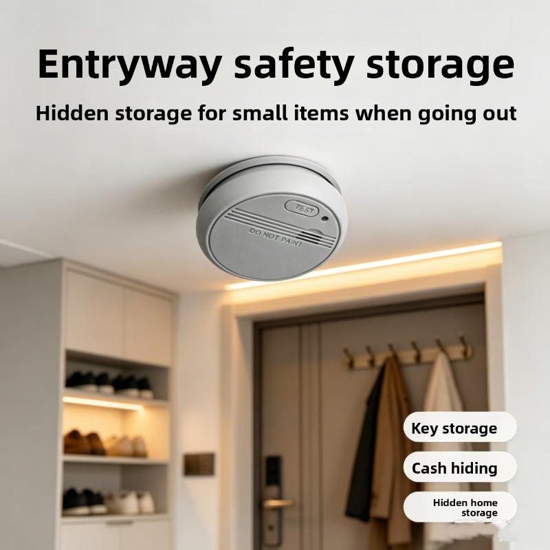 Realistic Simulated Smoke Dete - Home Security Key Box recension och pris