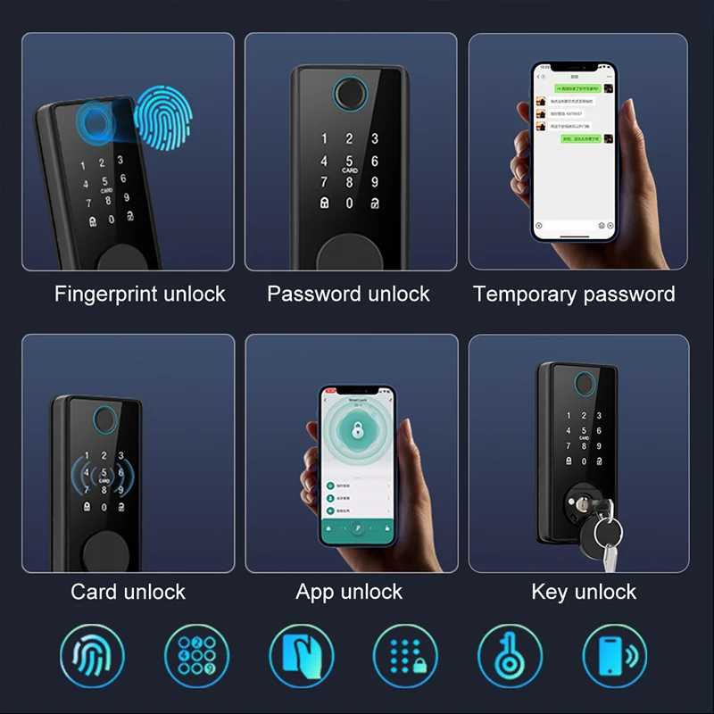 Smart Fingerprint Deadbolt Loc - Home Security Door Lock recension och pris