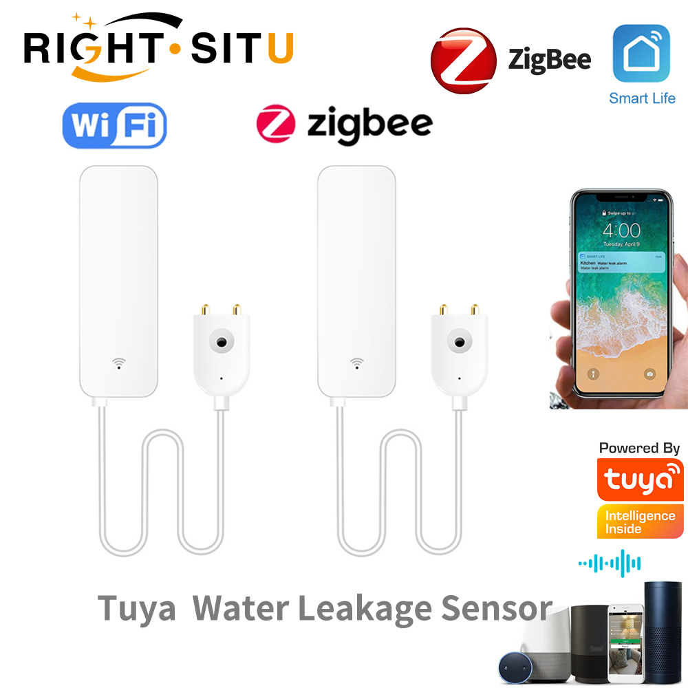 Tuya WiFi Water Leak Sensor, W - Home Security Devices recension och pris