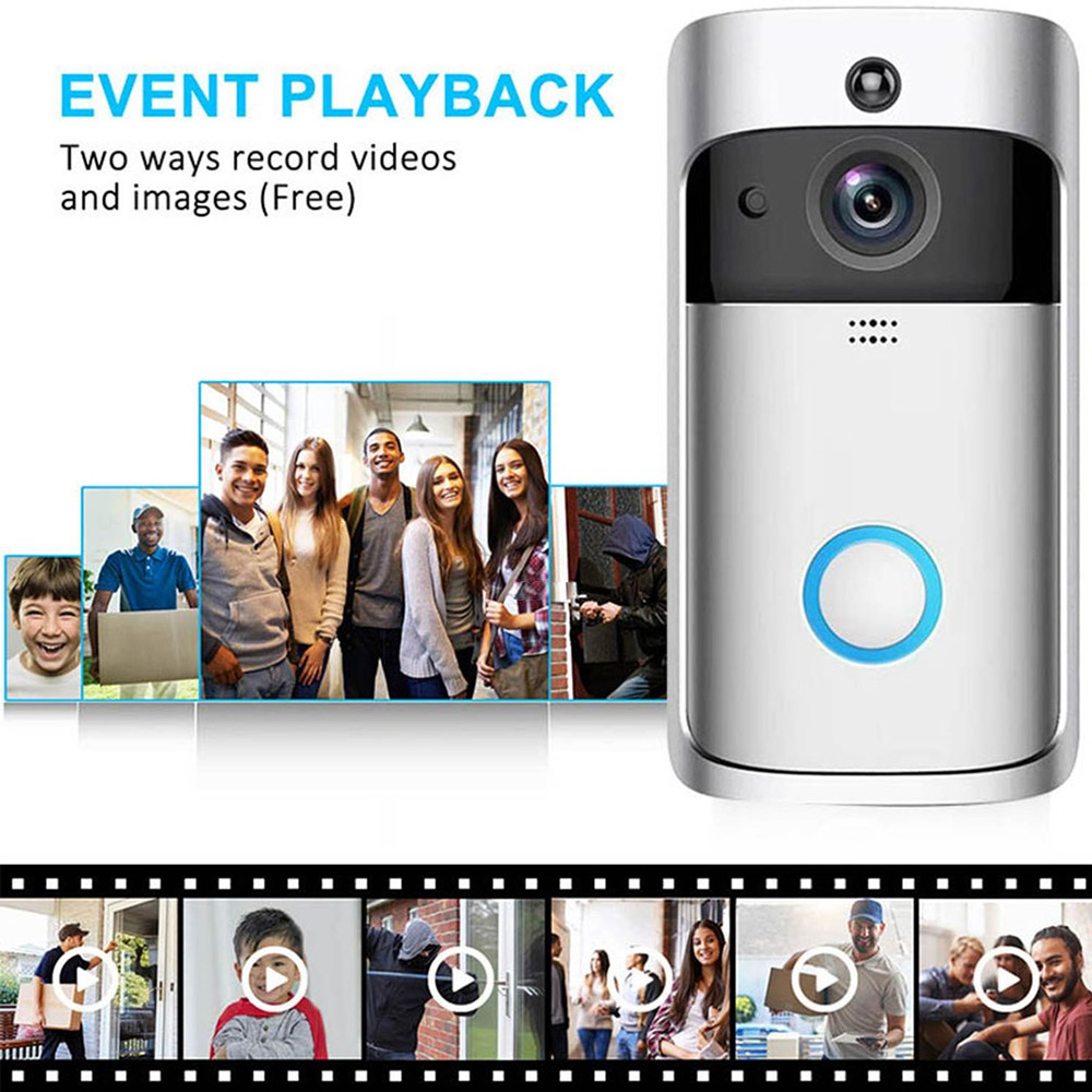 Smart V5 Video Doorbell Wirele - Home Security Uk recension och pris