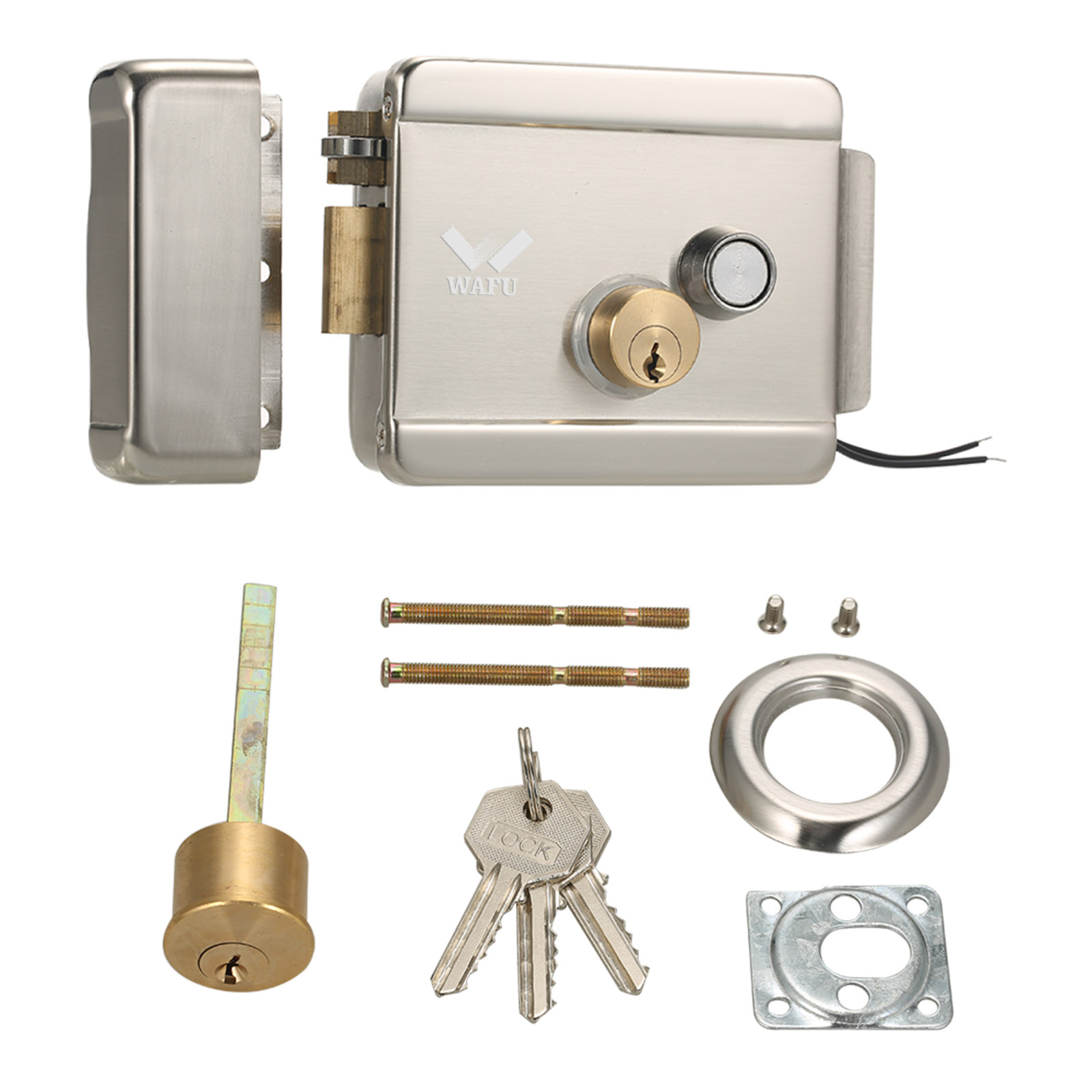 WAFU Smart Electric Gate Door  - Home Security Door Lock recension och pris