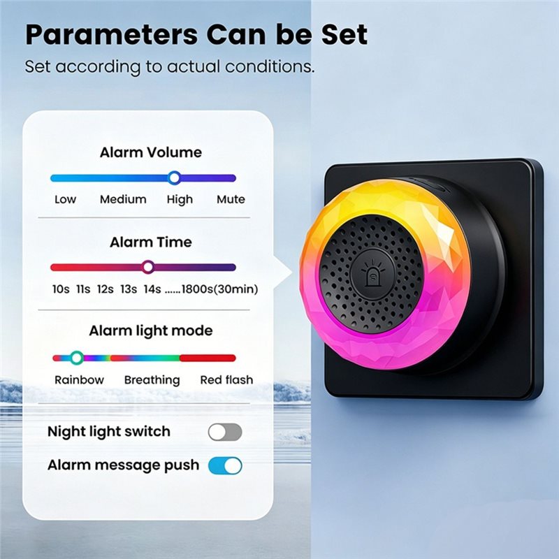 3CGRO-Tuya Wifi Smart Siren Fo - Home Security Uk recension och pris