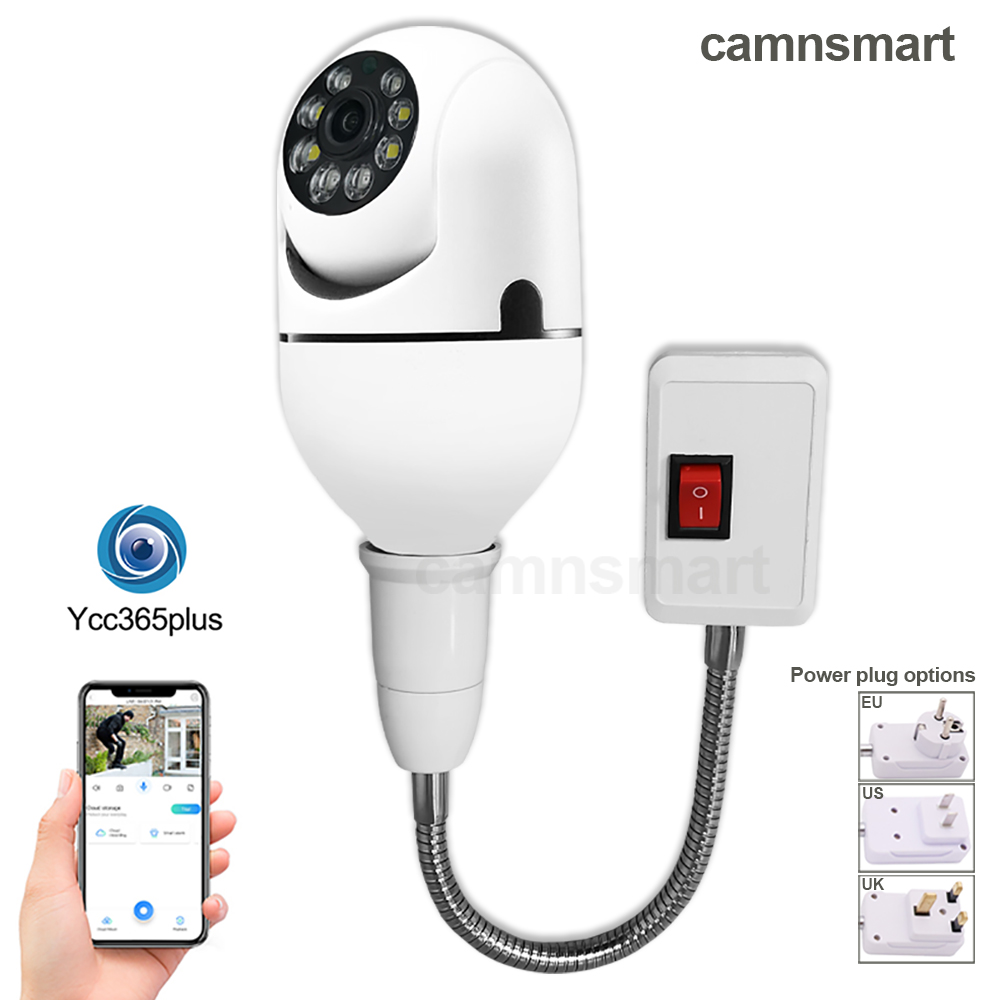 3MP Mini Camera Wifi E27 Bulb  - Home Security Uk recension och pris