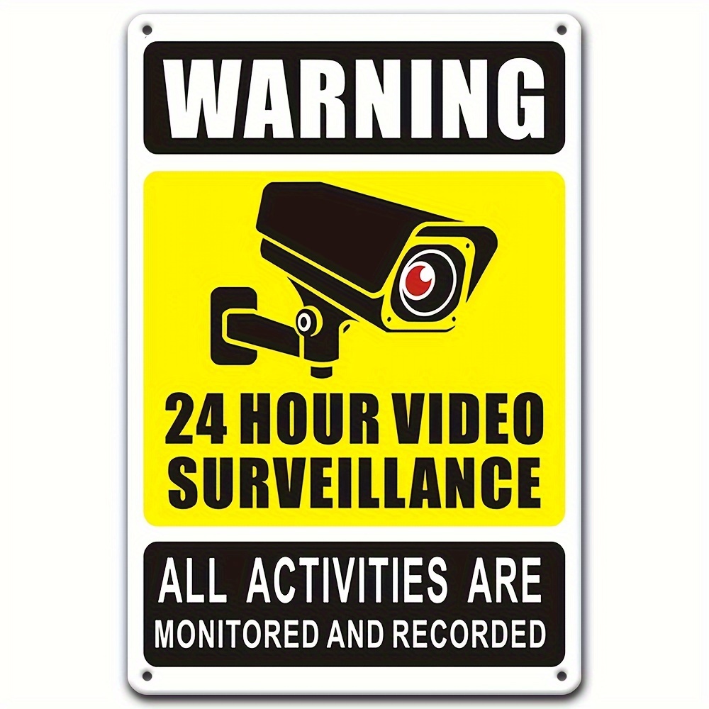 24/7 Video Surveillance Warnin - Home Security Cameras Outdoor recension och pris