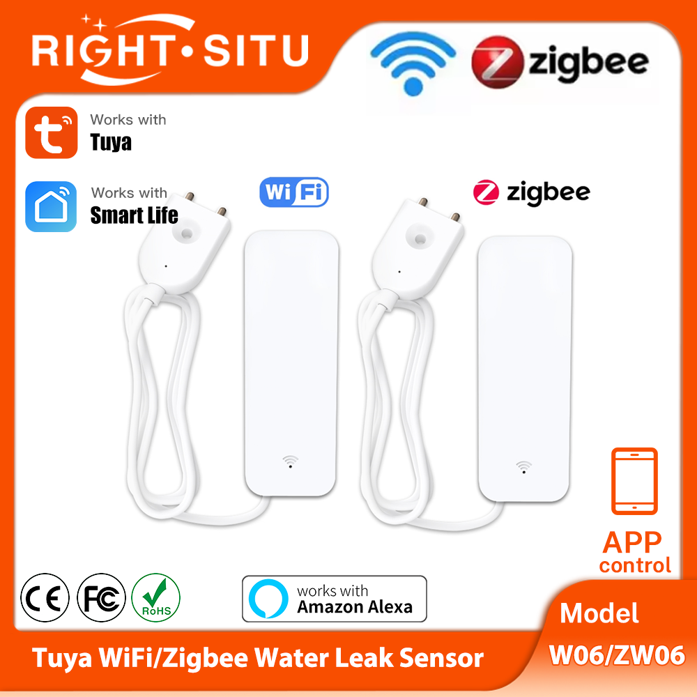 Tuya WiFi Zigbee Water Sensor  - Home Security Devices recension och pris