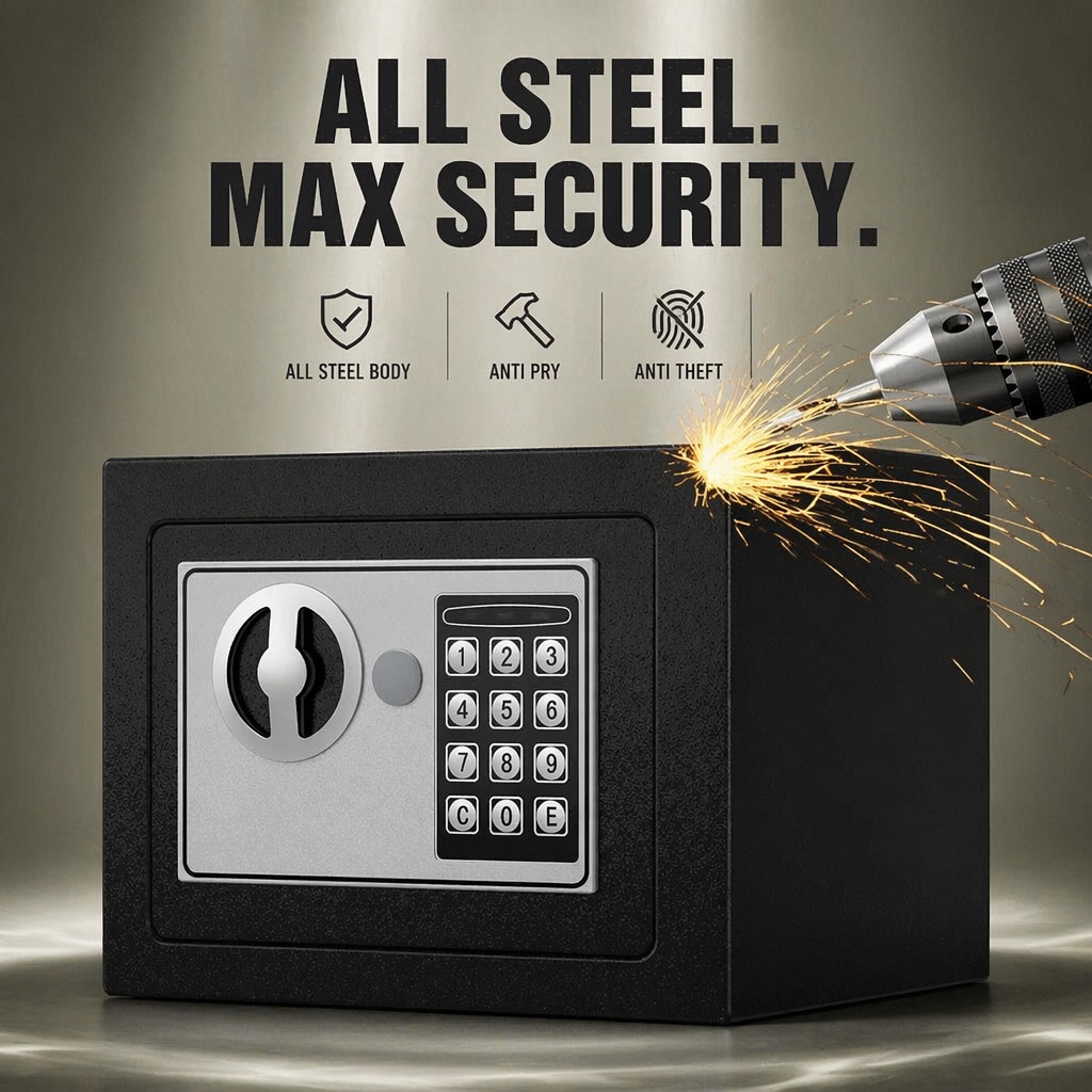 All Steel Electronic Digital K - Home Security Key Box recension och pris