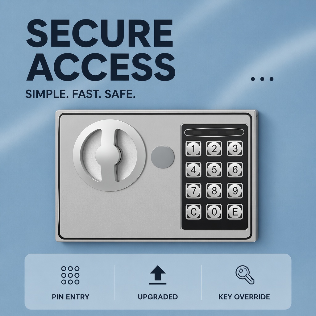 All Steel Electronic Digital K - Home Security Key Box recension och pris