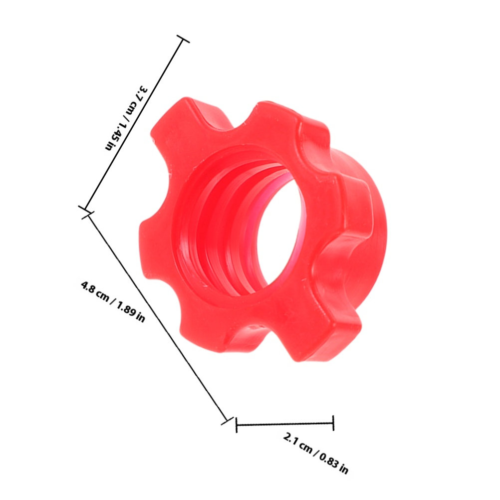4Pcs Barbell Nut Accessories D - Home Security Training recension och pris