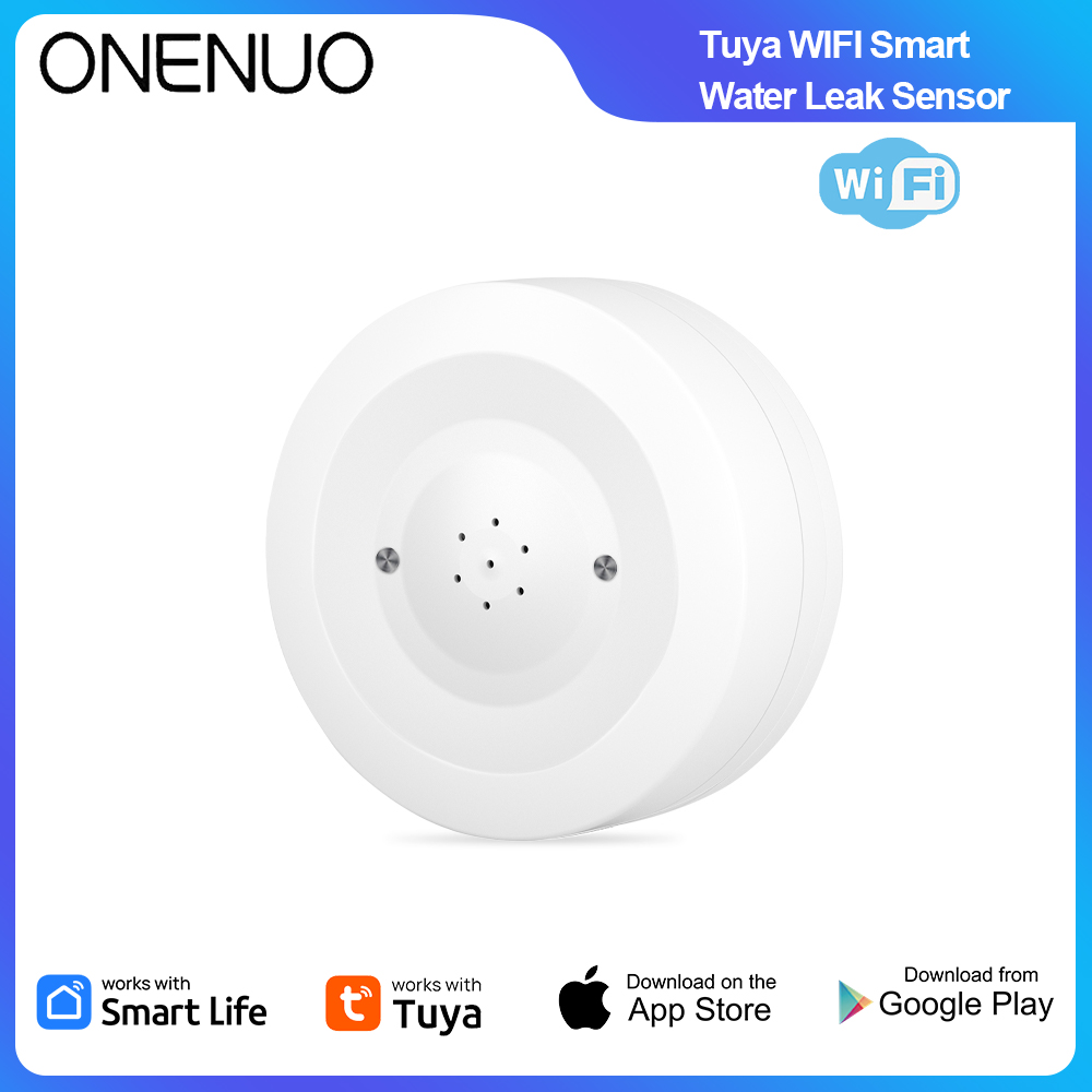 ONENUO WiFi Tuya Water Leak Se - Home Security Devices recension och pris