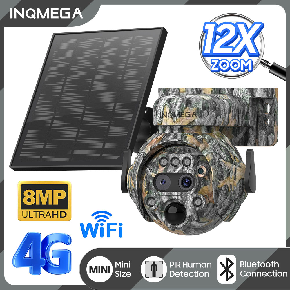 INQMEGA 8MP Solar Powered Came - Home Security Panel recension och pris