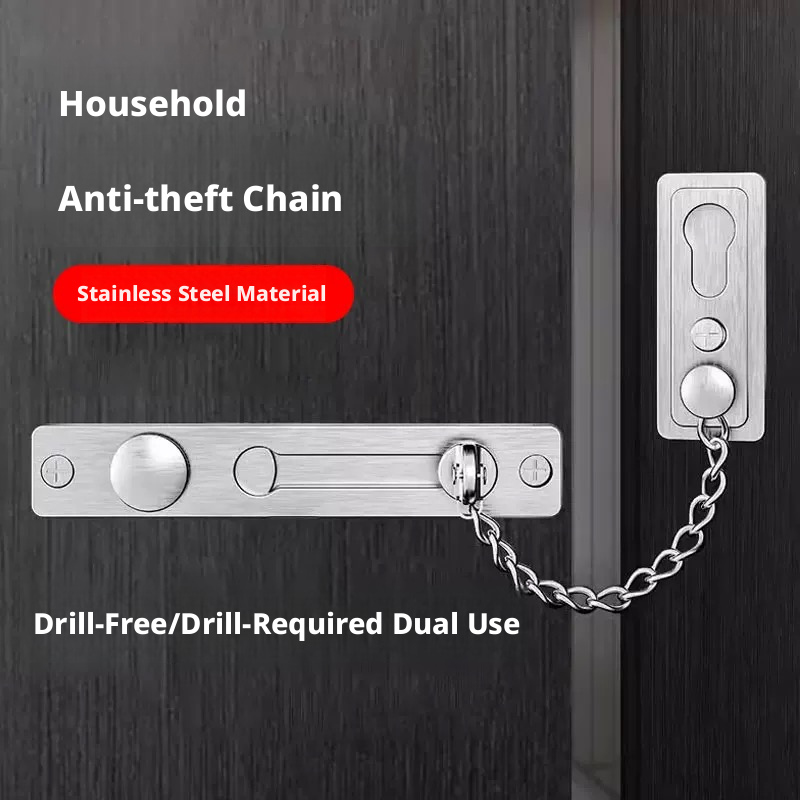 Stainless Steel Anti-Theft Doo - Door Chain Guard recension och pris