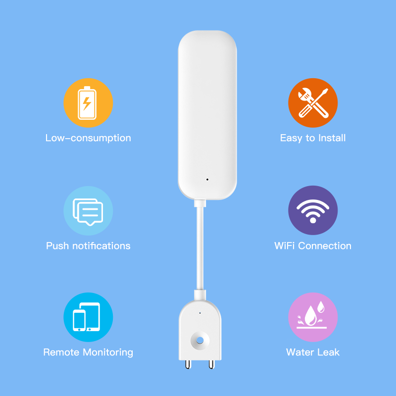 Tuya WiFi ZigBee Water Sensor  - Home Security Devices recension och pris