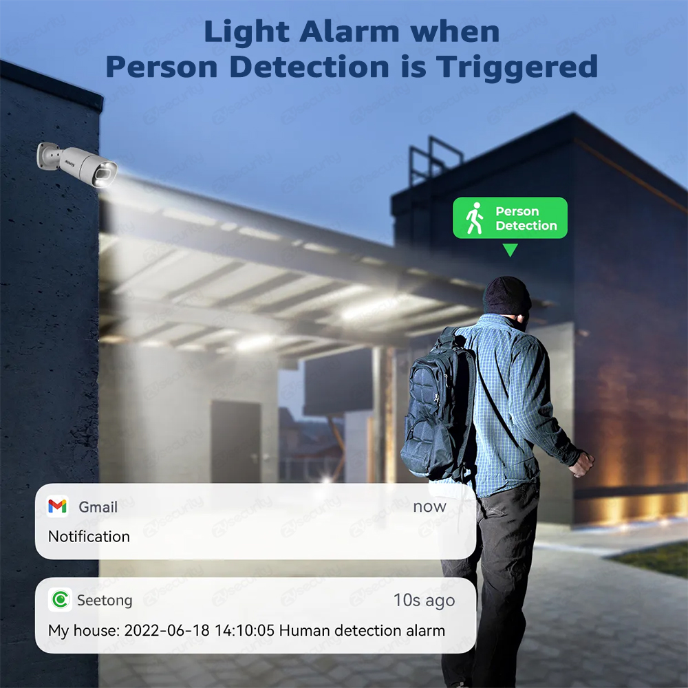 4K PoE Security Camera System  - Home Security Systems With Cameras recension och pris