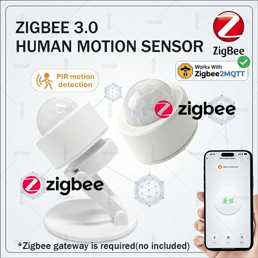 Zigbee 3.0 Mini PIR Motion Sen - Home Security Devices recension och pris