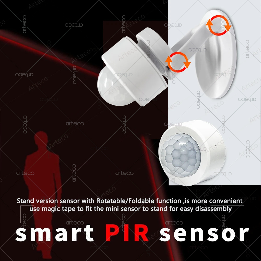 Zigbee 3.0 Mini PIR Motion Sen - Home Security Devices recension och pris