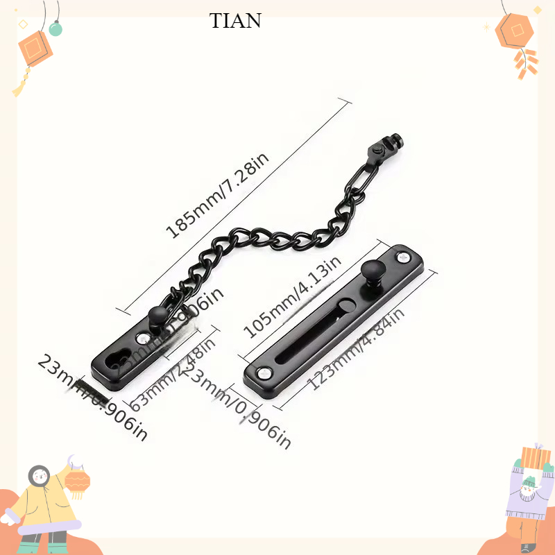 Stainless Steel Keys Are Hotli - Door Chain Guard recension och pris