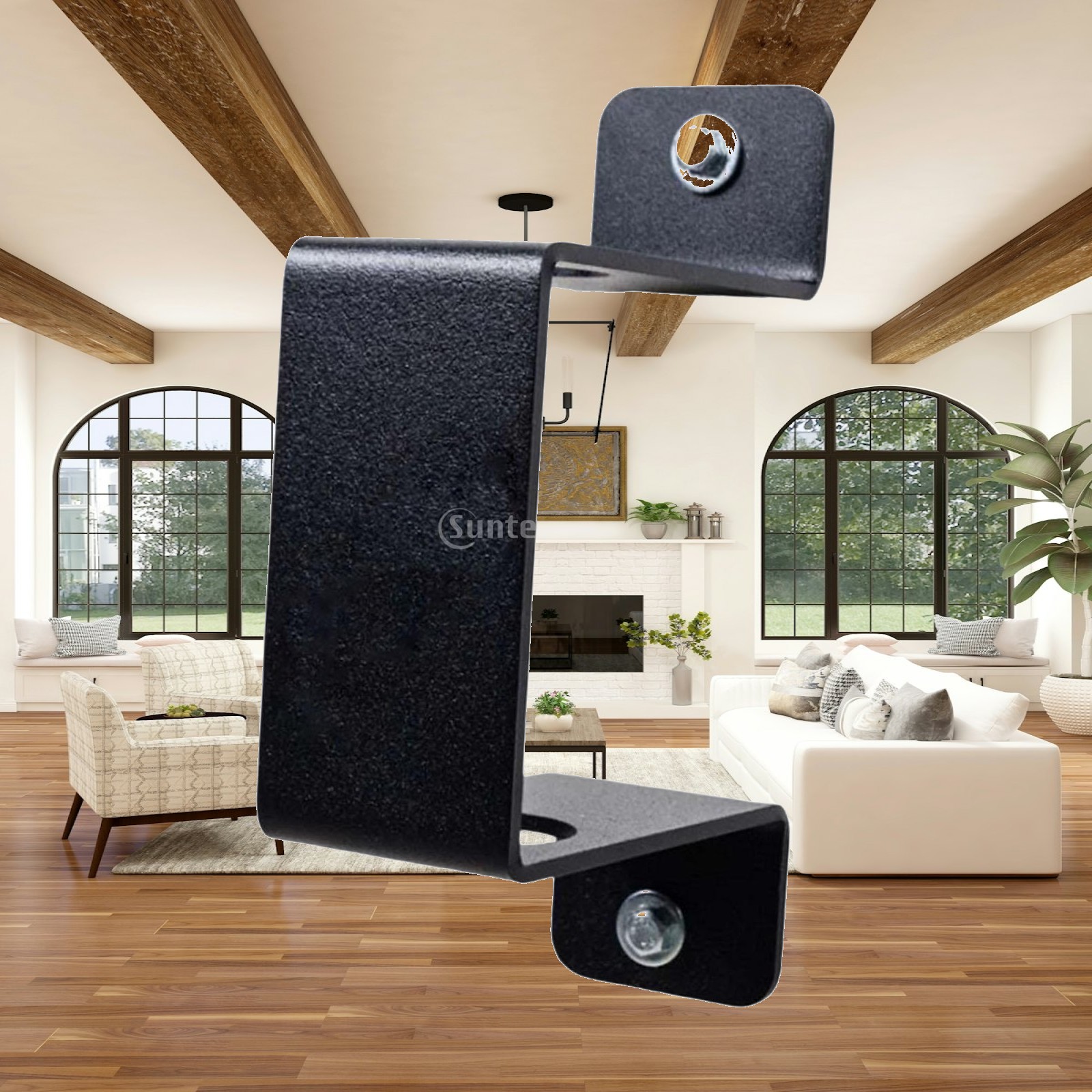 Barbell Bar Wall Rack Steel Co - Home Security Training recension och pris
