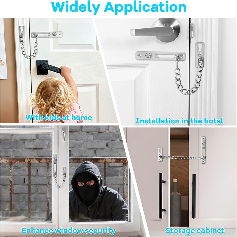 Stainless Steel Door Chain Loc - Door Chain Guard recension och pris