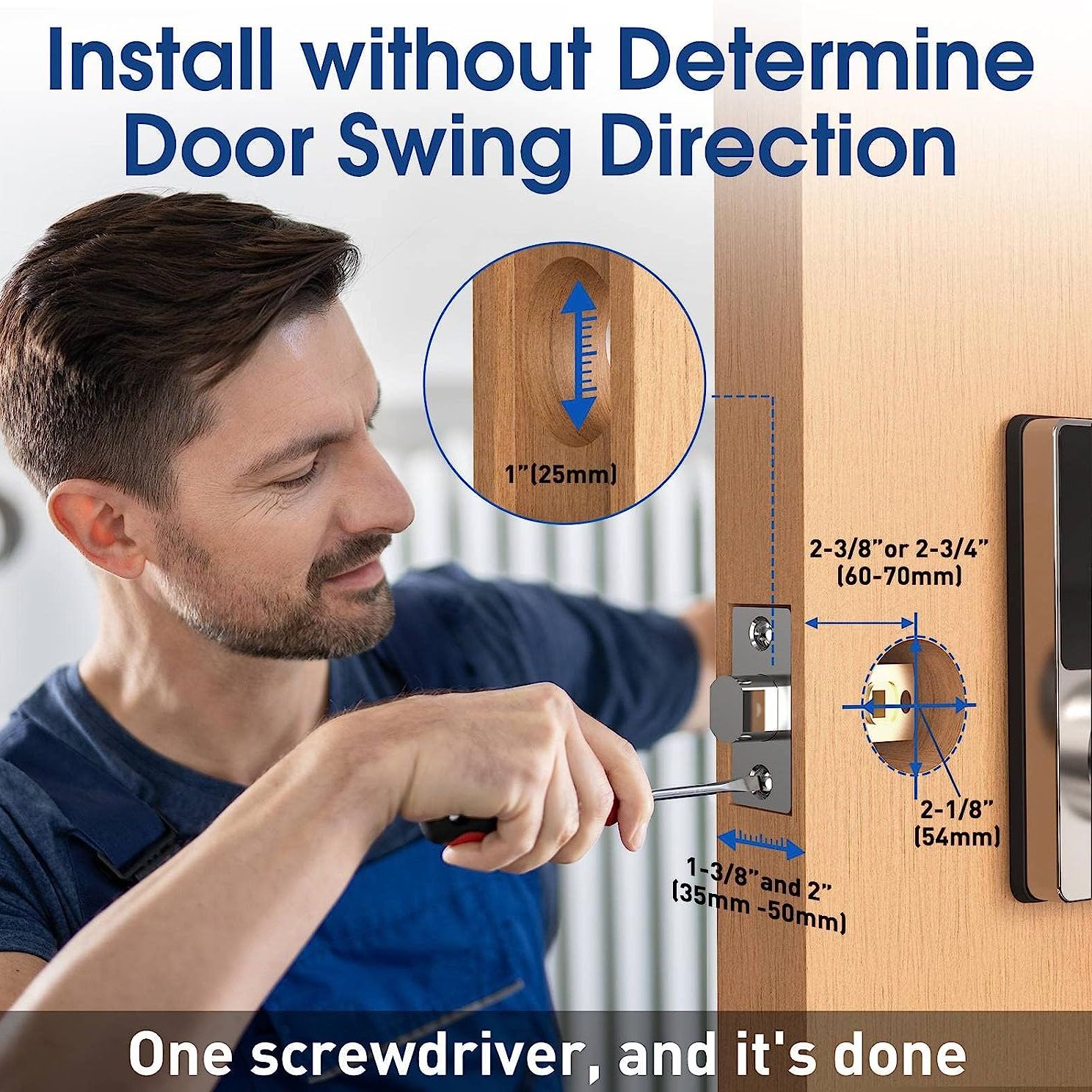 Smart Lock with Password, Keyl - Home Security Door Lock recension och pris