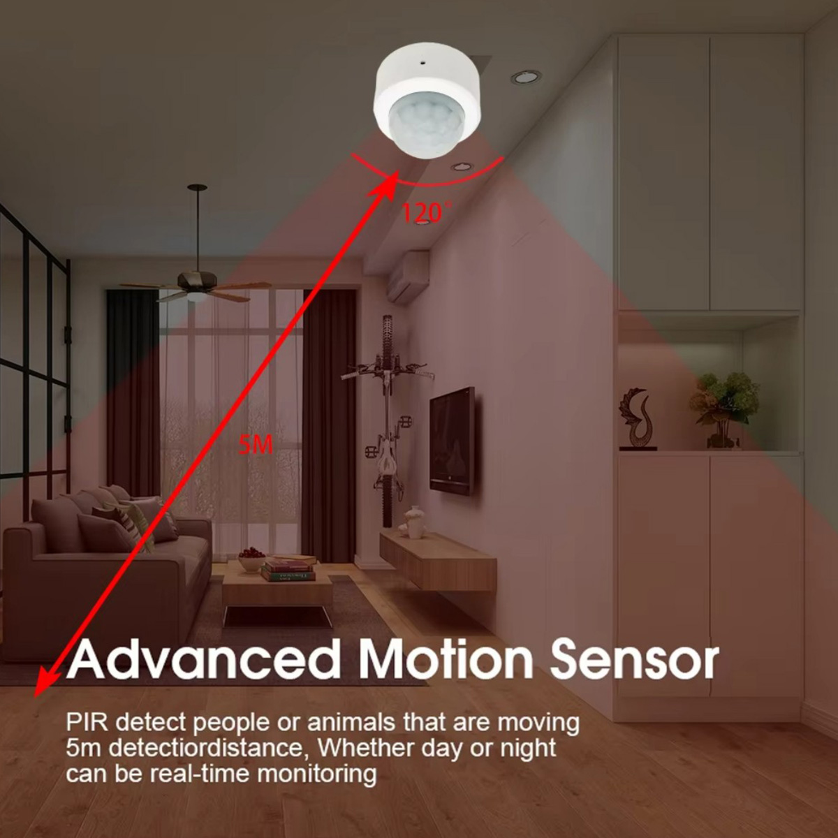 Zigbee3.0 Mini PIR Human Motio - Home Security Devices recension och pris