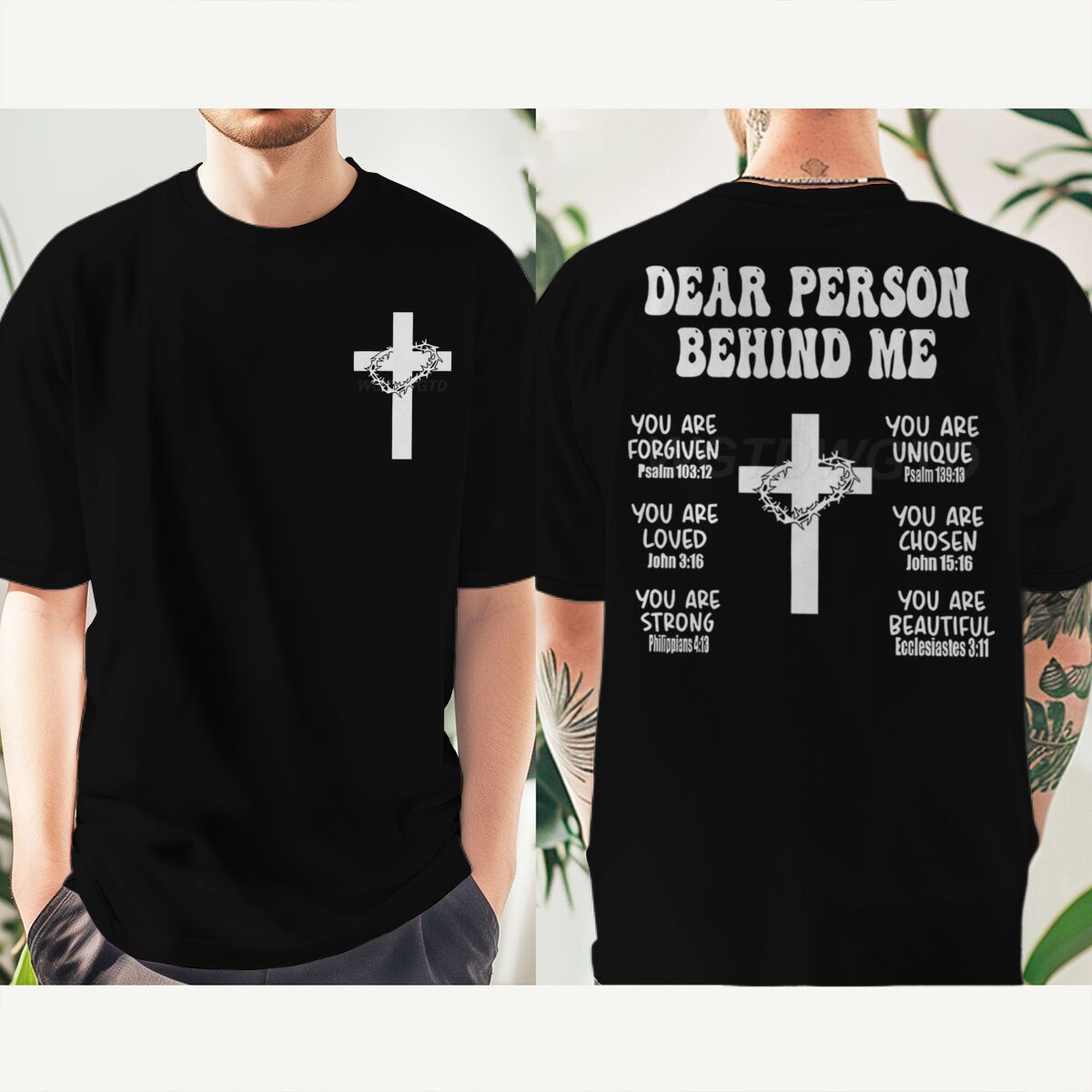 Christian Bible Verse T-shirt  - Home Security Companies Near Me recension och pris