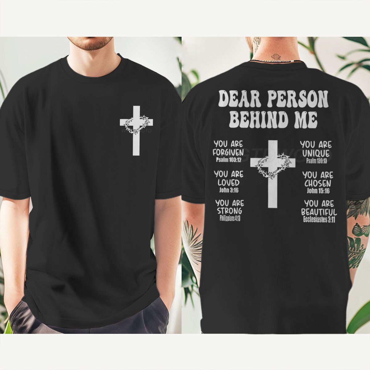 Christian Bible Verse T-shirt  - Home Security Companies Near Me recension och pris