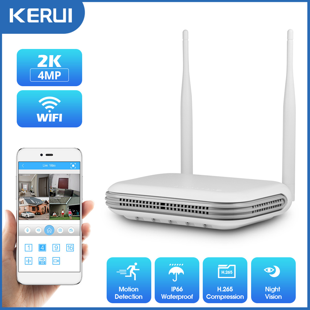 KERUI 2K 4MP Outdoor Full HD S - Home Security Panel recension och pris