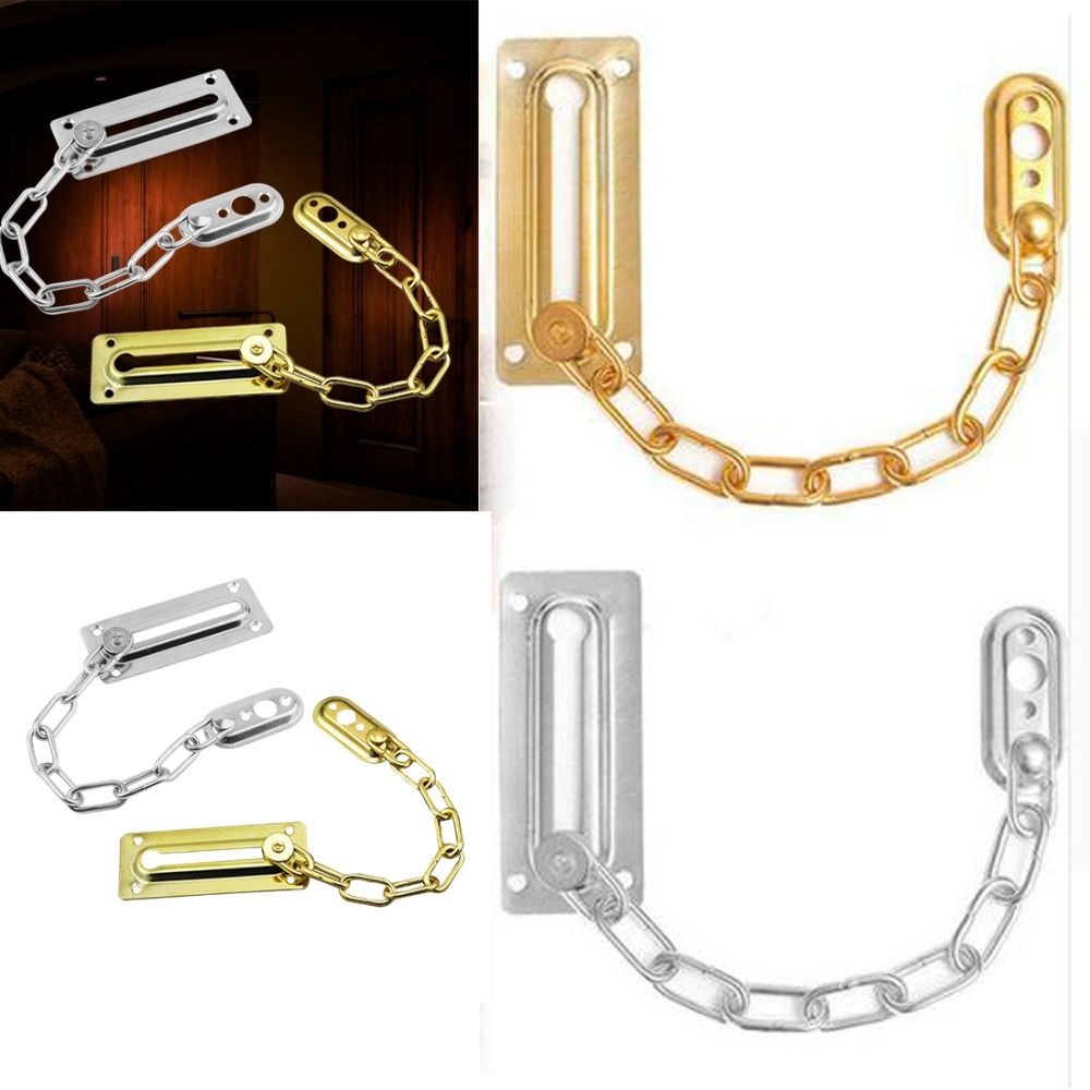 Polished Latch Door Lock Safet - Door Chain Guard recension och pris