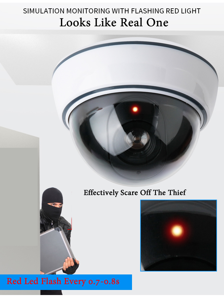 Creative Black/White Fake Dome - Home Security Systems With Cameras recension och pris